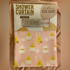 Shower Curtain Easter Chick